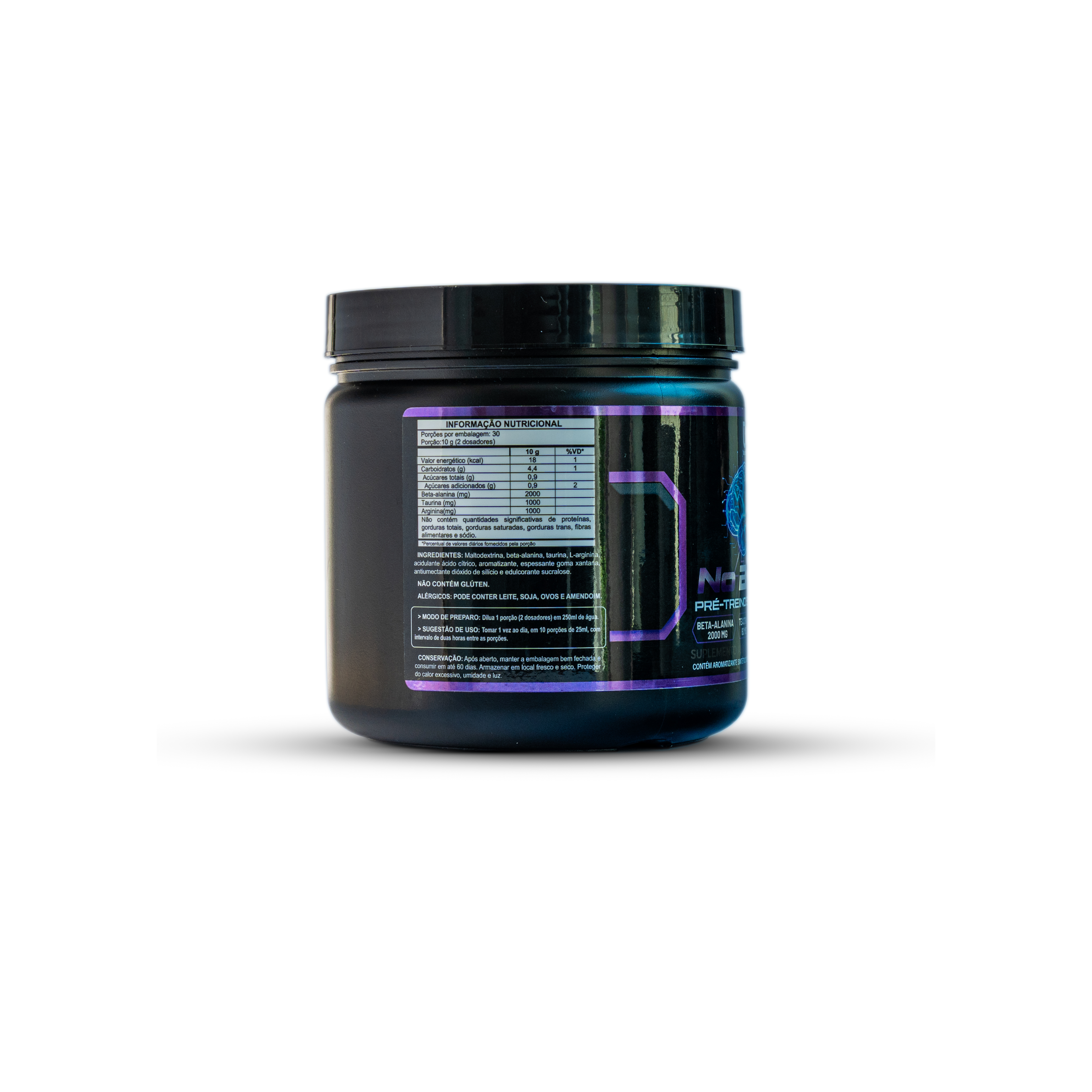 Pré Treino NoBreak (Limão) Sem Cafeína 300g