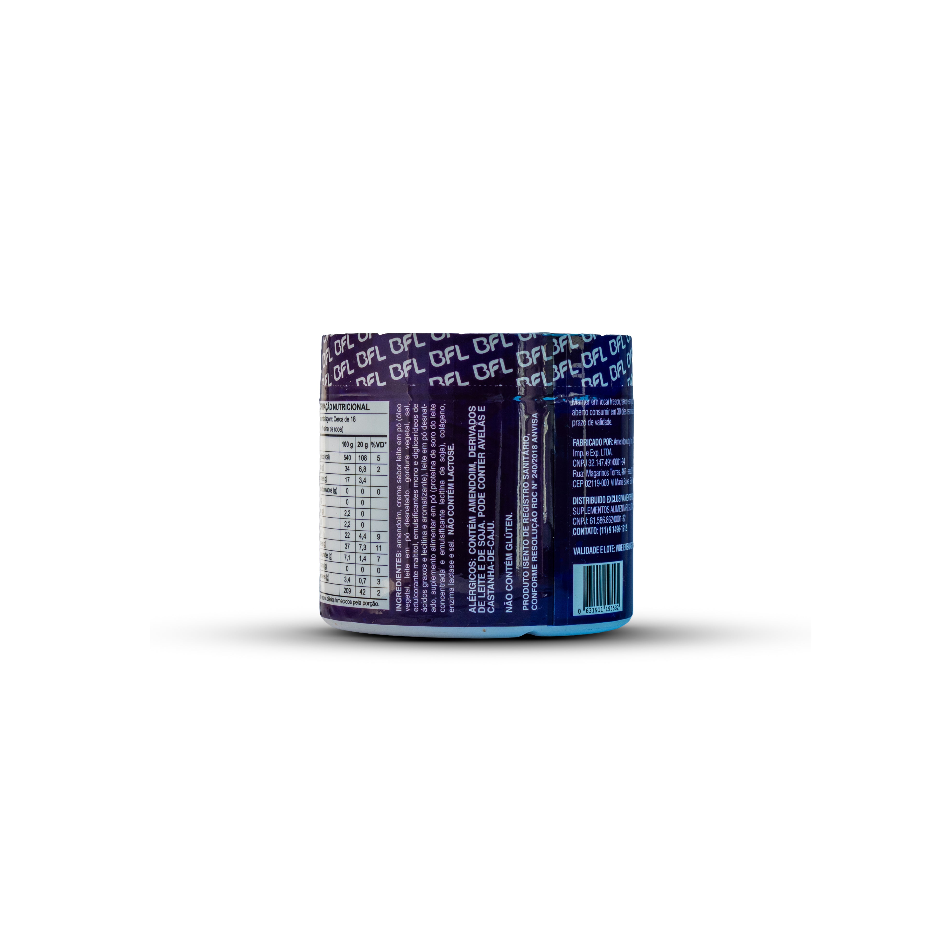 Pasta de Amendoim Proteica (Leite em Pó) 350g